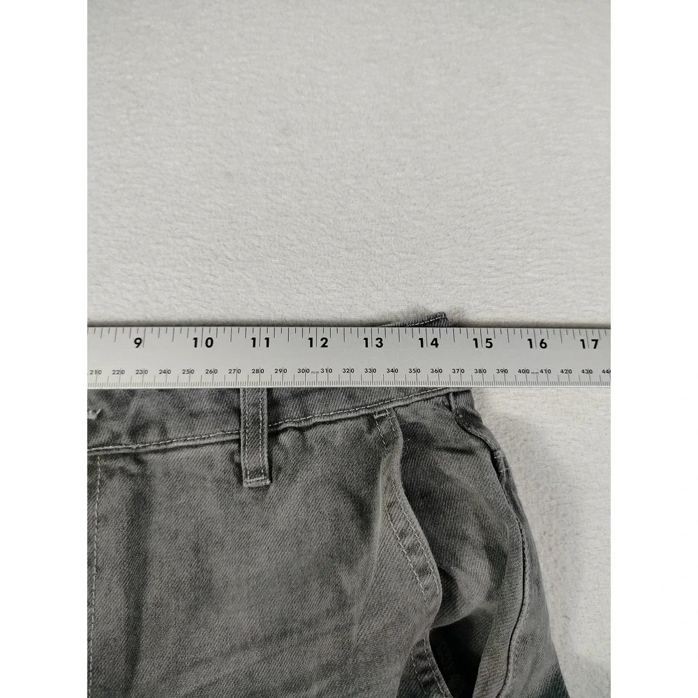 AFRM Jeans Womens 26 Gray Parker Cargo Baggy Streetwear Rave Wear Parachute Y2K